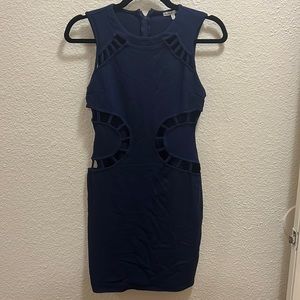 Navy Blue Bodycon Dress